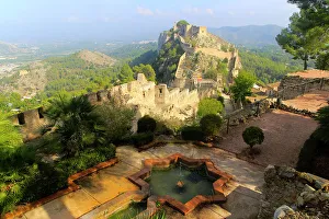 Stronghold Prints: Moorish pool at Castle of Xativa (Jativa), Valencia province, Spain, Europe