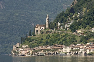 Images Dated 24th May 2009: Morcote, Lake Lugano, Switzerland, Europe