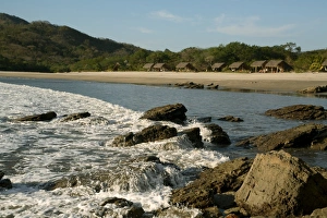 Nicaraguan Prints: Morgans Rock beach, Nicaragua, Central America