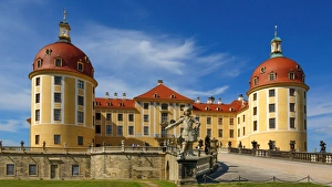 Moritzburg Castle near Dresden, Saxony, Germany, Europe