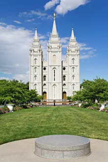 Spires Prints: Mormon Temple on Temple Square, Salt Lake City, Utah, United States of America