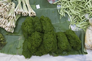 Morning food market, Luang Prabang, Laos, Indochina, Southeast Asia, Asia