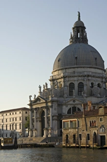 Grand Canal Prints: Morning light, Chiesa Della Salute, Grand Canal, Venice, UNESCO World Heritage Site
