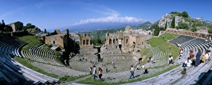 Morning light on the Greek theatre