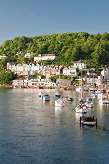 Images Dated 11th March 2010: Morning light on the River Looe at Looe, Cornwall, England, United Kingdom, Europe