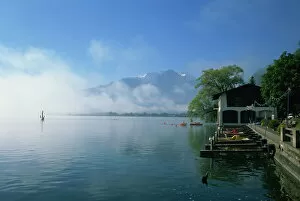 Morning mist, Zell am See, Austria, Europe