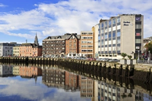 Morrisons Quay on the River Lee, Cork City, County Cork, Munster, Republic of Ireland, Europe
