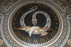 Images Dated 10th December 2008: Mosaic in Fourviere Basilica, Lyon, Rhone, France, Europe