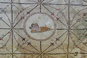 Mosaic Prints: Mosaic of Hypnos, Greek god of dreams
