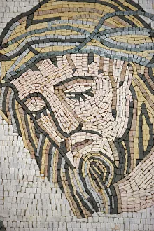 Mosaics Prints: Mosaic in Maronite church, Lome, Togo, West Africa, Africa