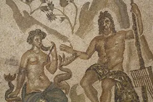 Snake Prints: Mosaic of Polifemo and Galatea, Alacazar de los Reyes Cristianos, Cordoba, Andalucia