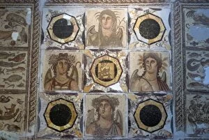 Mosaic from one of the Roman sites in Libya, Jamahiriya Museum, Tripoli