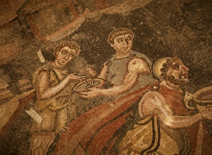 Images Dated 13th January 2000: Mosaic, Ulysses and Polyphemus