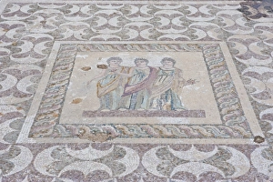 Images Dated 7th March 2008: Mosaics at the archaeological site of Paphos, UNESCO World Heritage Site, Cyprus, Europe