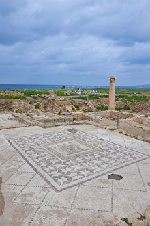 Images Dated 7th March 2008: Mosaics at the archaeological site, Paphos, UNESCO World Heritage Site, Cyprus, Europe