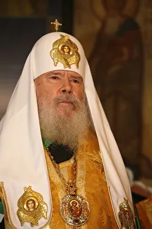 Priest Prints: Moscow Orthodox Patriarch Alexis II, Paris, France, Europe