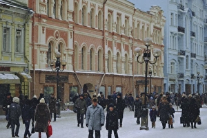 Buying Prints: Moscow street in winter