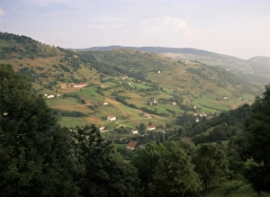 Lorraine Prints: Moselotte Valley, Bas-Rupts area, near Gerardmer, Vosges Mountains, Lorraine