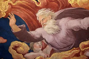 Vatican Prints: Moses before the Burning Bush, Jacobs dream, Room of Heliodorus, Vatican Museum