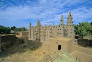 Mud Brick Prints: Mosque, Bozo Village, Mali