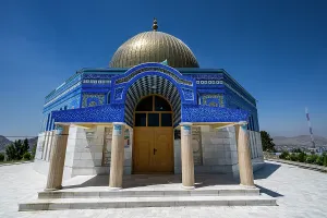 Columns Prints: Mosque design inspired by the Dome of the Rock on Wazir Mohammad Akbar Khan hill in Kabul