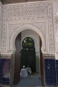 Robes Prints: Mosque entrance, Medina Souk, Marrakech, Morocco, North Africa, Africa