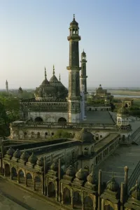 Mosque in grounds of the Bara Imambara (Great Imambara), Lucknow, India, Asia Mosque in grounds of the Bara Imambara (Great Imambara), Lucknow, India, Asia