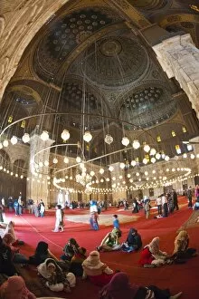 Images Dated 4th February 2009: Mosque of Muhammad Ali Pasha (Alabaster Mosque), The Citadel, Cairo, Egypt