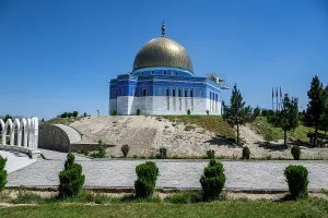 Worship Prints: Mosque resembling the Dome of the Rock located on Wazir Mohammad Akbar Khan hill in Kabul