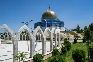 Worship Prints: Mosque resembling Dome of the Rock on Wazir Mohammad Akbar Khan hill in Kabul