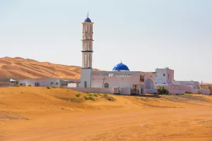 Dunes Prints: Mosque in The Sharqiya Sands, formerly Wahiba Sands