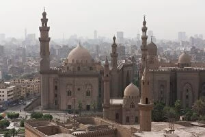 Mosque of Sultan Hassan in Cairo old town, Cairo, Egypt, North Africa, Africa