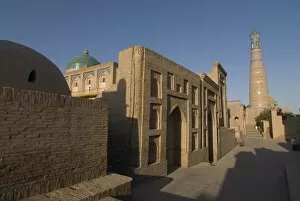 Images Dated 7th August 2009: Mosques at Ichon Qala (Itchan Kala) Fortress, UNESCO World Heritage Site