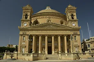 Mosta Prints: Mosta Rotunda Santa Marija Assunta, Mosta, Malta, Mediterranean, Europe