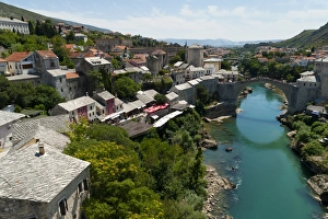 Images Dated 10th August 2010: Mostar, UNESCO World Heritage Site, municipality of Mostar, Bosnia and Herzegovina, Europe