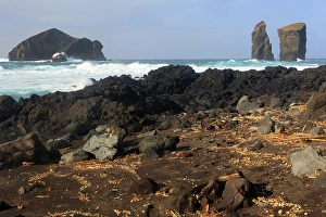 Azores Prints: Mosteiros and coast, Sao Miguel, Azores Islands, Atlantic, Portugal