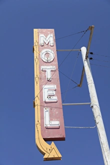 Arrow Prints: Motel, Retro Sign, Route 66, Central Avenue