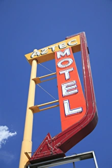 Images Dated 12th August 2009: Motel, Route 66, Albuquerque, New Mexico, United States of America, North America