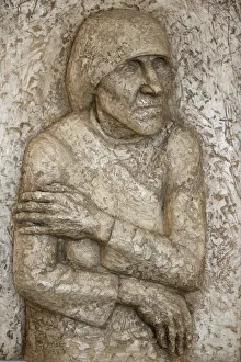 Reliefs Prints: Mother Teresa, Heiligenkreuz Abbey, Lower Austria, Austria, Europe