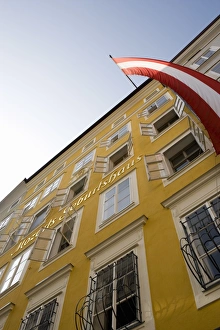 Mozart Prints: Motzarts House, Salzburg, Austria, Europe