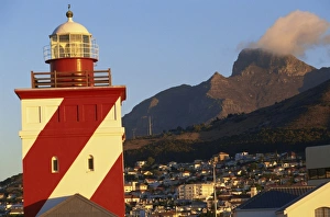 Light Houses Prints: Mouille Point Lighthouse, Cape Town, South Africa, Africa