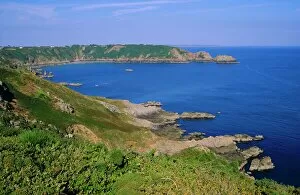 Channel Islands Collection: Moulin Huet Bay, Guernsey, Channel Islands, UK