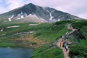 Japanese Prints: Mount Asahidake