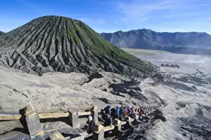 Mount Bromo crater, Bromo Tengger Semeru National Park, Java, Indonesia, Southeast Asia, Asia