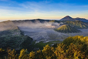 Volcanic Crater Prints: Mount Bromo volcanic crater at sunrise