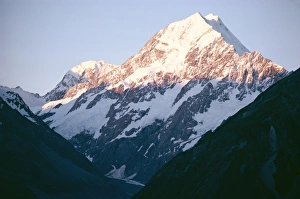 Mount Cook Prints: Mount Cook in the setting sun