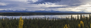 Wide Angle View Prints: Mount Drum, Sanford, Wrangell, and Blackburn, Wrangell-St