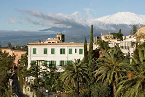 Sicily Gallery: Mount Etna volcano from Taormina