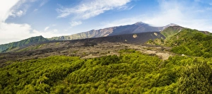 Mount Etna Prints: Mount Etna Volcano, UNESCO World Heritage Site, Sicily, Italy, Europe