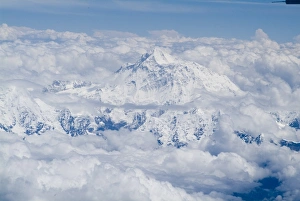 Mount Everest, Himalayas, border Nepal and Tibet, China, Asia
